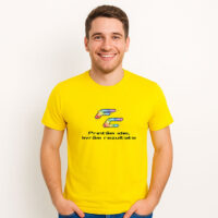 Tricou personalizat galben