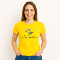 Tricou personalizat galben