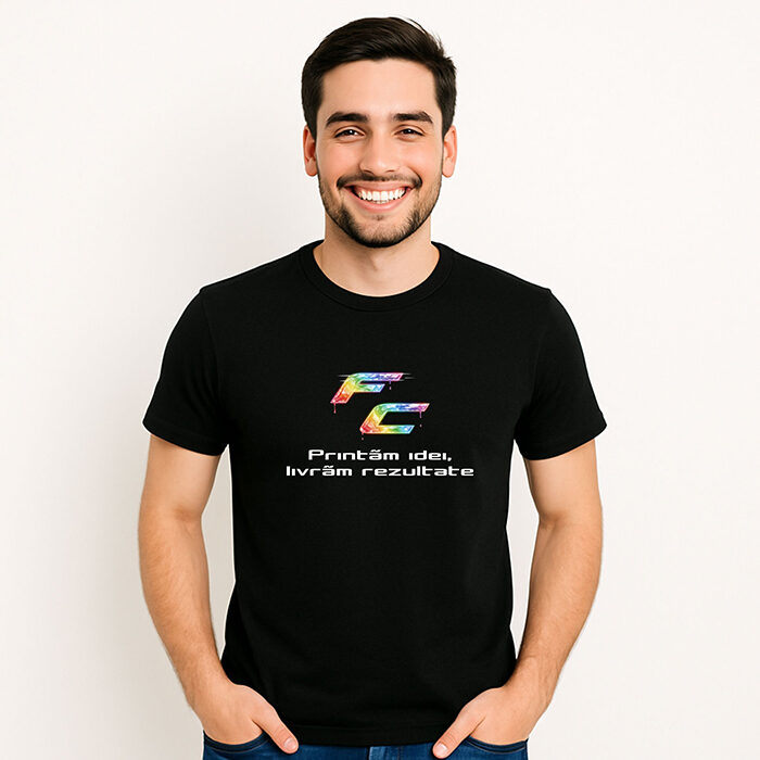 Tricou personalizat negru