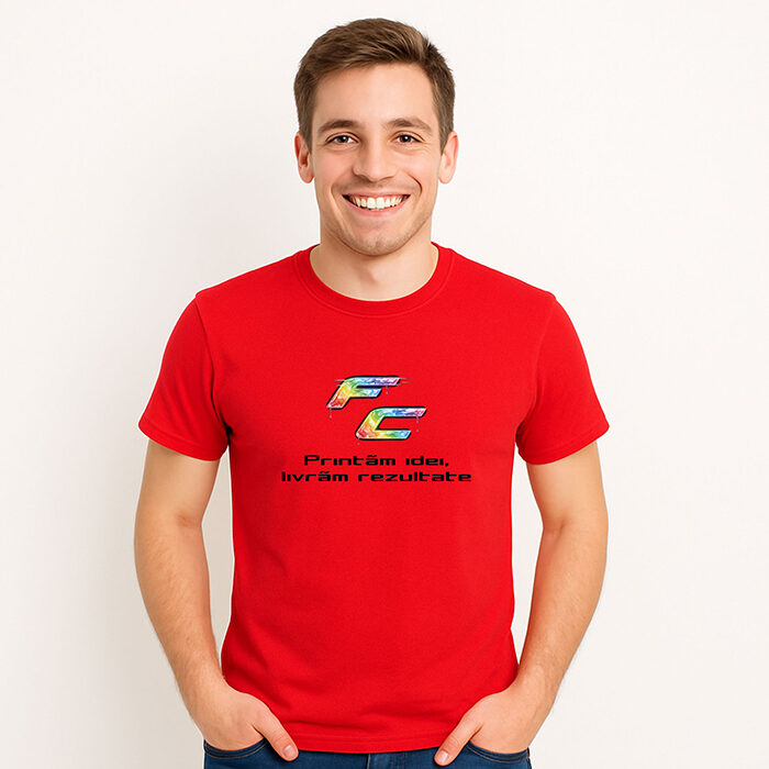 Tricou personalizat rosu