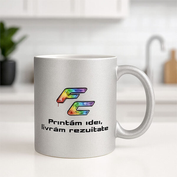 Cană Exterior Sidefat Personalizată