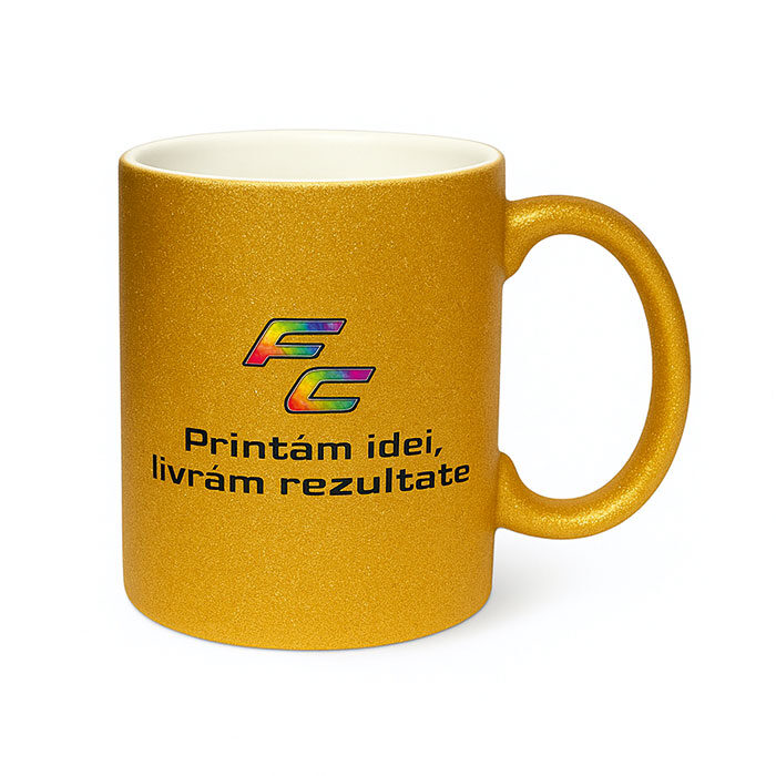 Cană Exterior Sidefat Personalizată