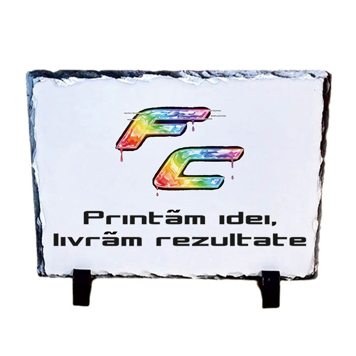 Placă Ardezie Dreptunghi Personalizată