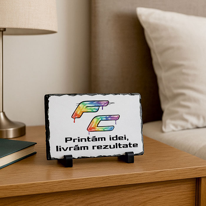Placă Ardezie Dreptunghi Personalizată