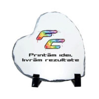 Placă Ardezie Inimă Personalizată