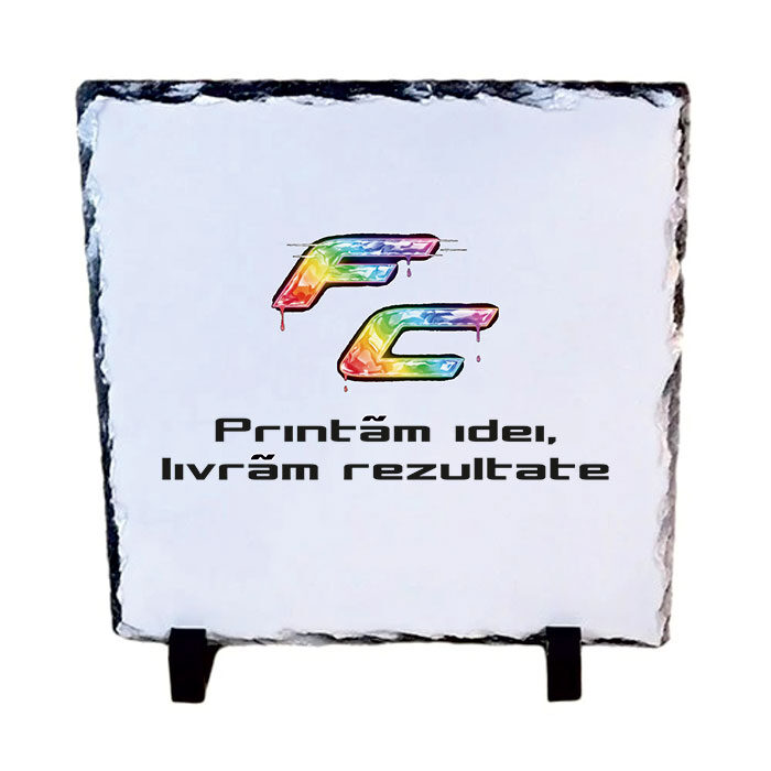 Placă Ardezie Pătrat Personalizată