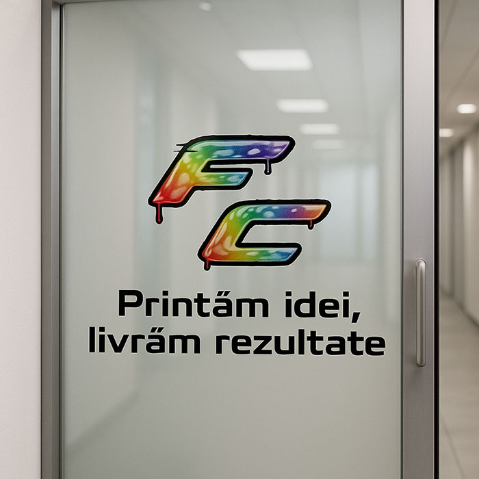 Autocolant Personalizat Decupat + Folie Transfer